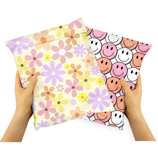 Favs Smiley & Pastel Flower 100 pack