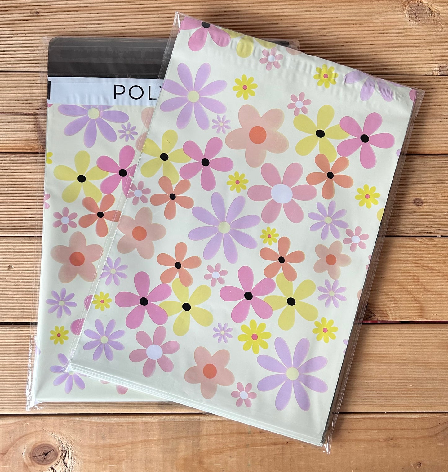 Pastel Flower Poly Mailer | 26 x 33cm