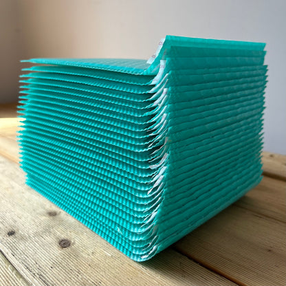 Teal Blue Bubble Mailer | 15 x 18cm